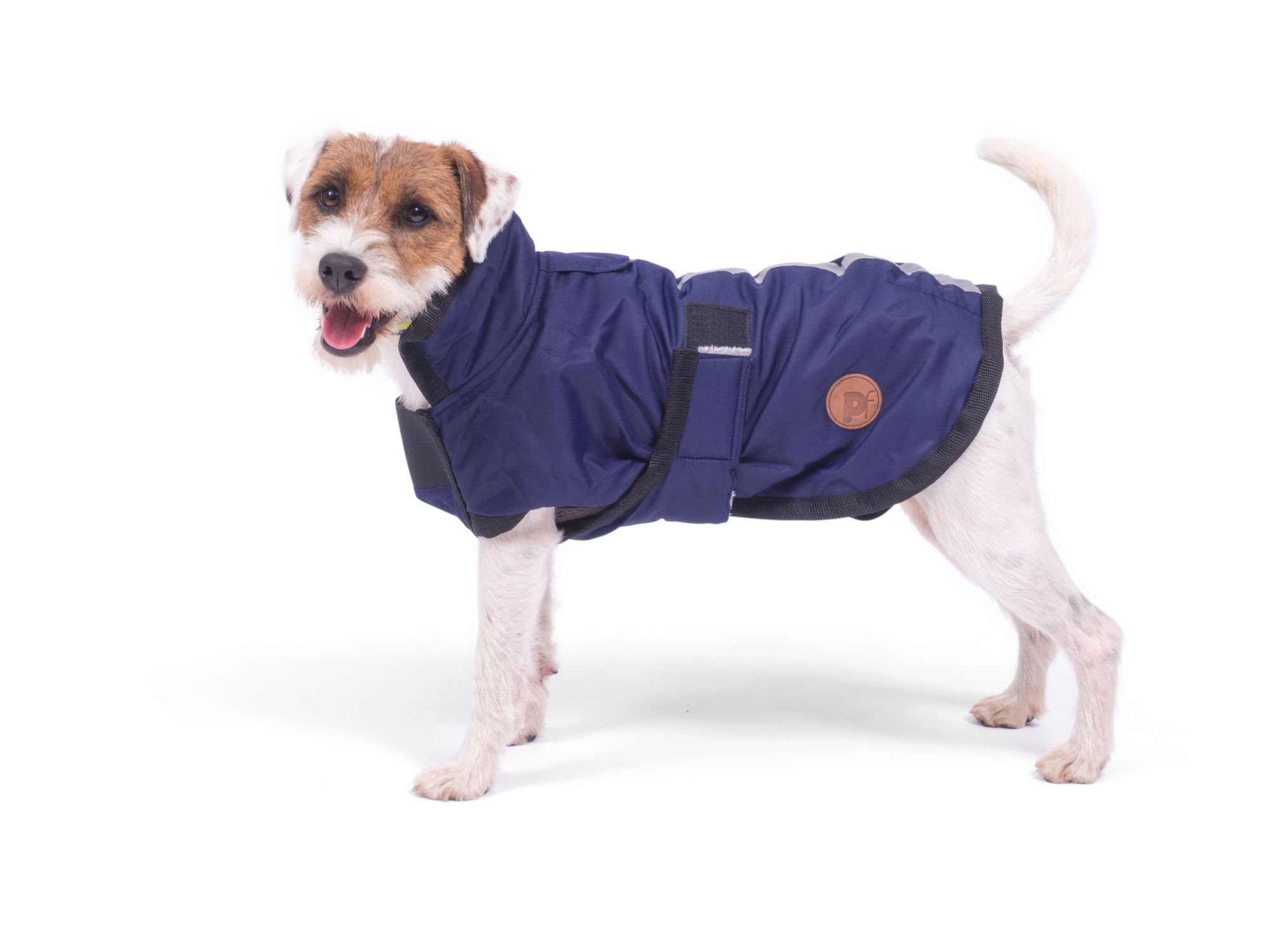 WATER RESISTANT DOG COAT NAVY 30CM