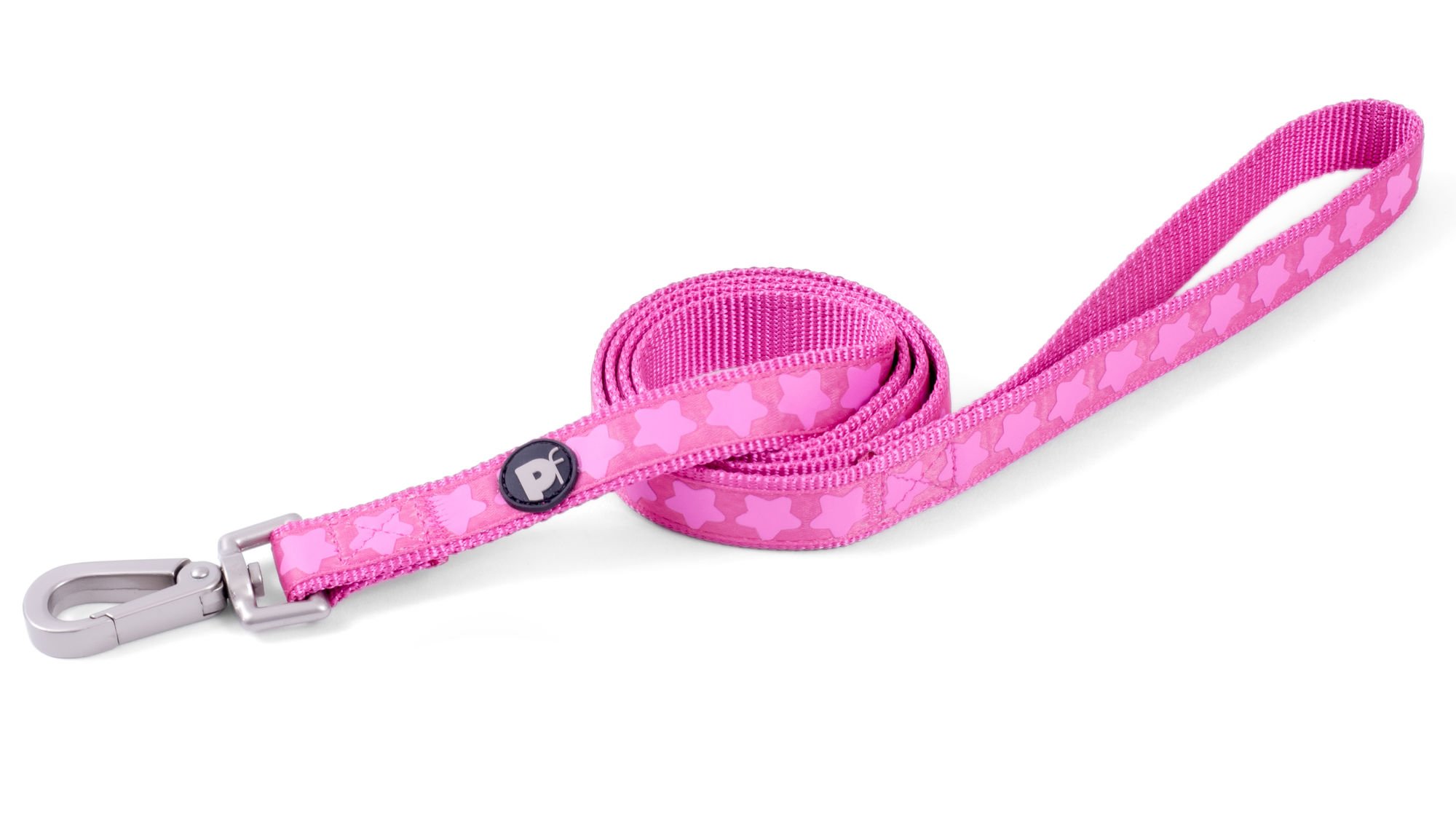 PINK TONAL STARS DOG LEAD SML