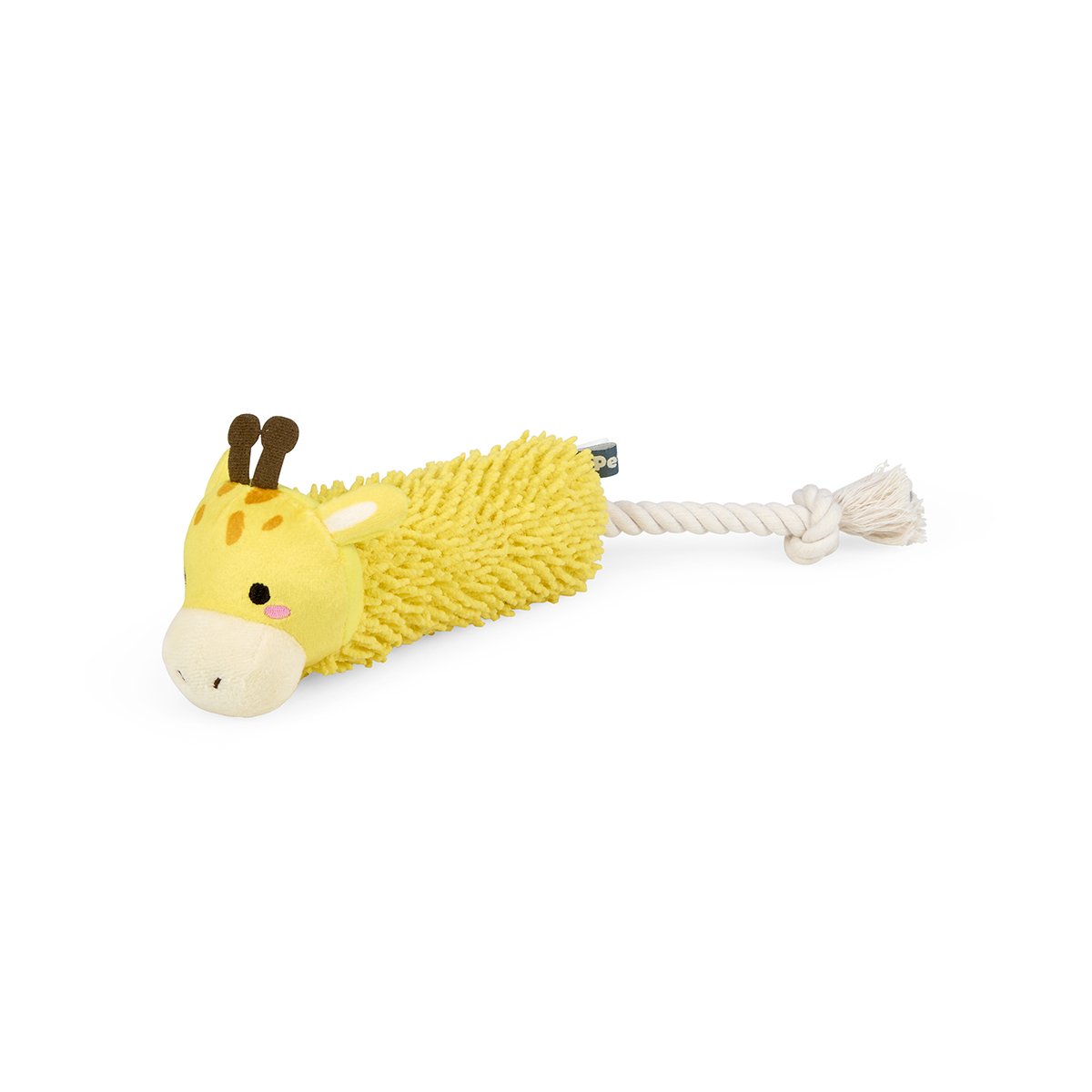 PETFACE BUDDIES SHAGGY GIRAFFE PLUSH DOG TOY