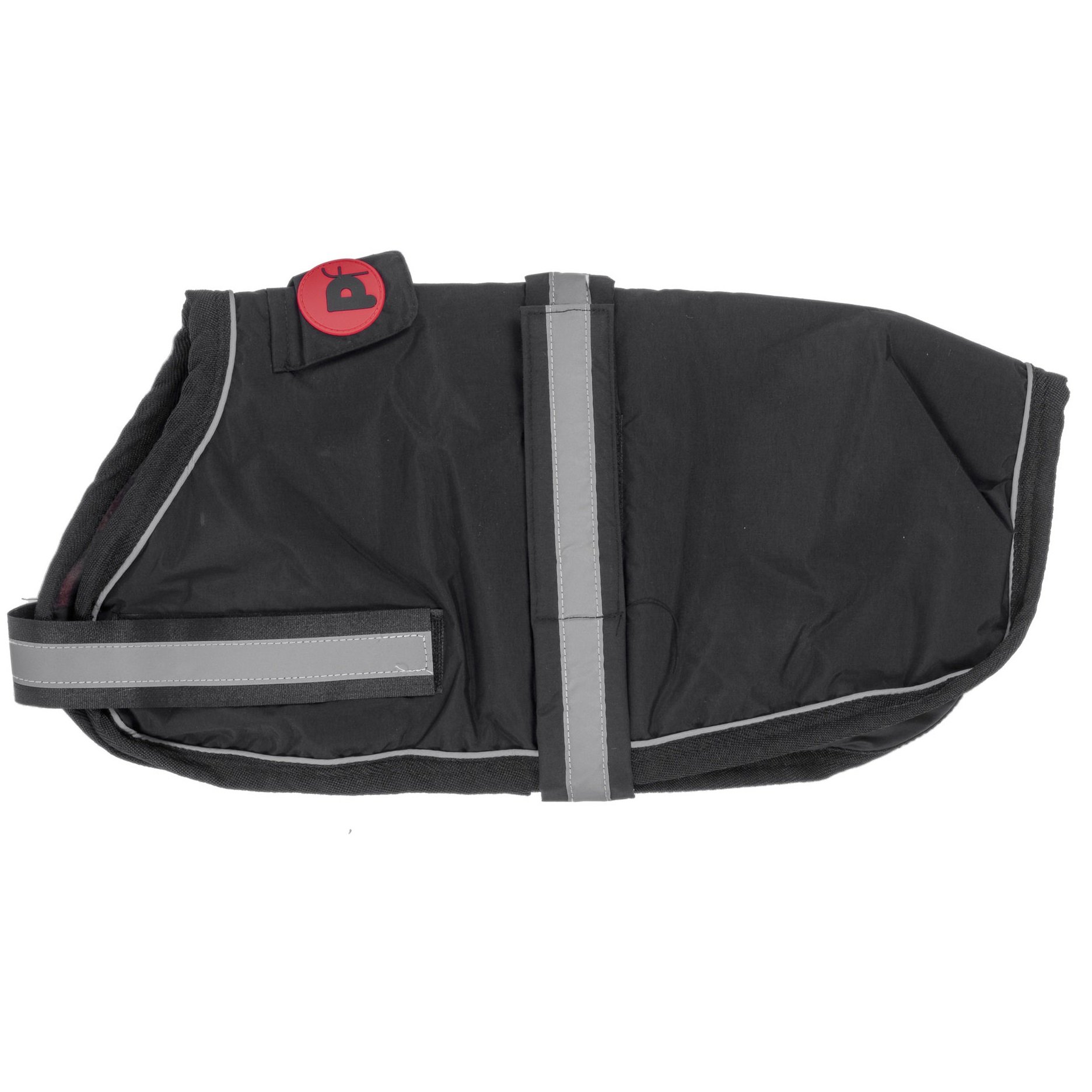 SUPER SOFT WATER RESISTANT DOG COAT BLACK 35CM