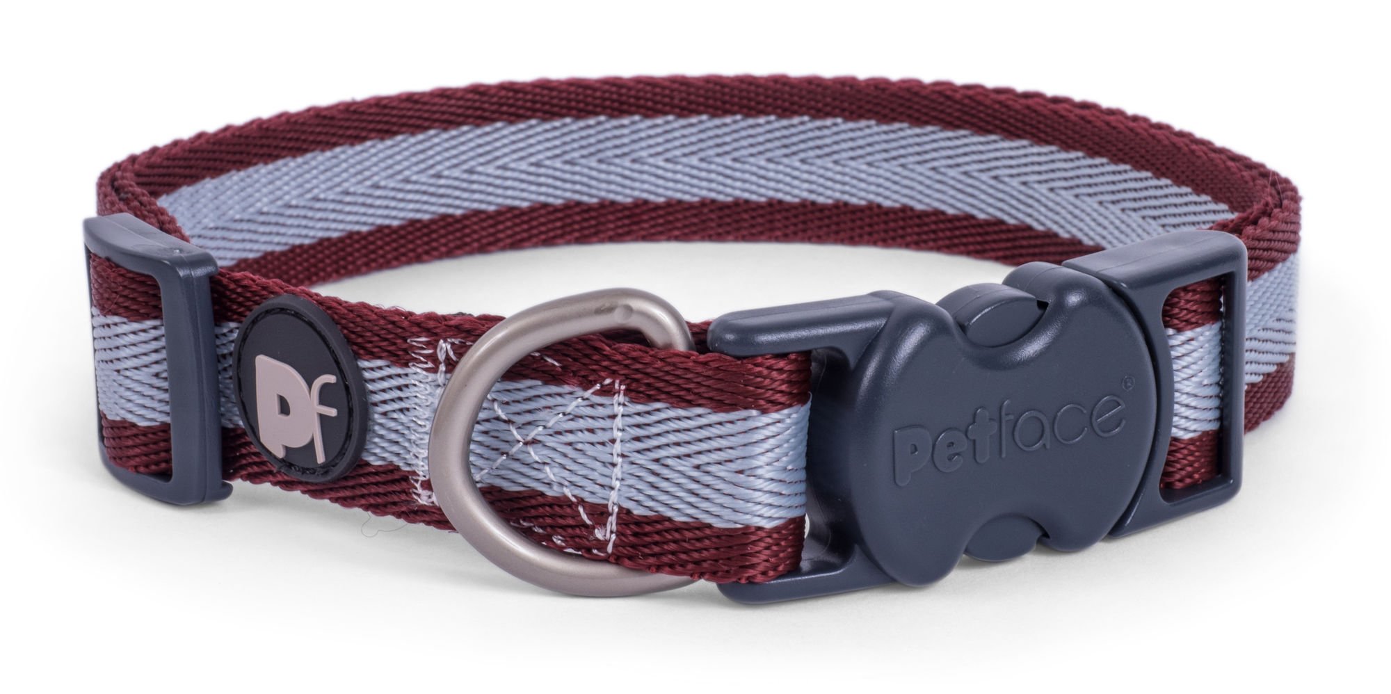 OX BLOOD STRIPE DOG COLLAR XS