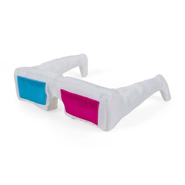 3D GLASSES PLUSH DOG TOY