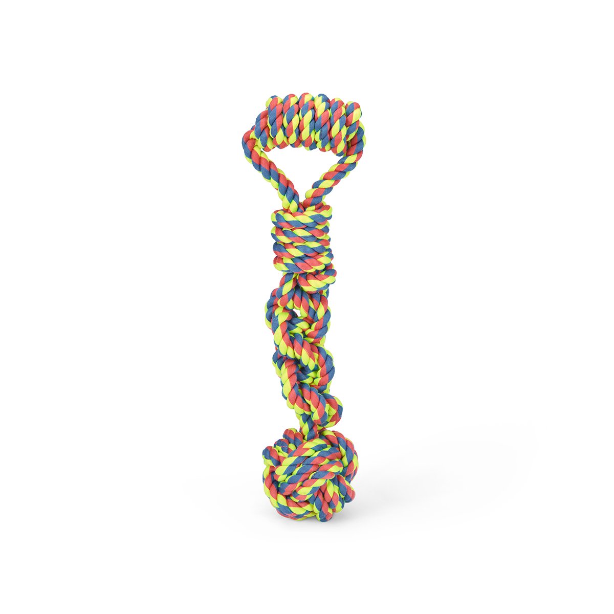 TOYZ ROPE BALL TUGGER DOG TOY