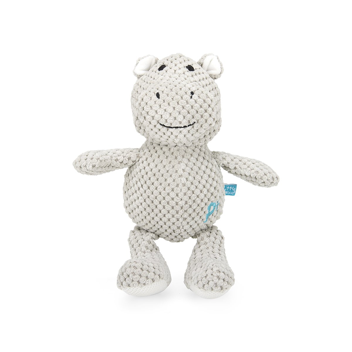 LITTLE PETFACE PLUSH HIPPO DOG TOY