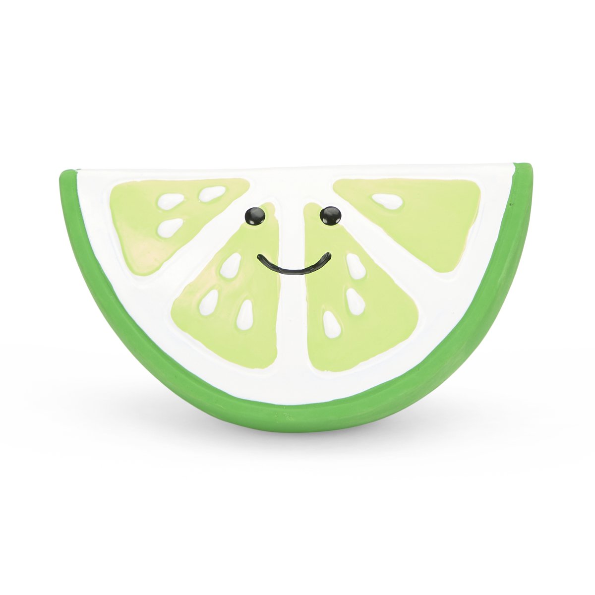 FOODIE FACES LATEX LIME DOG TOY LRG