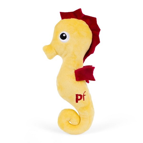 PETFACE PLANET SID SEAHORSE PLUSH DOG TOY