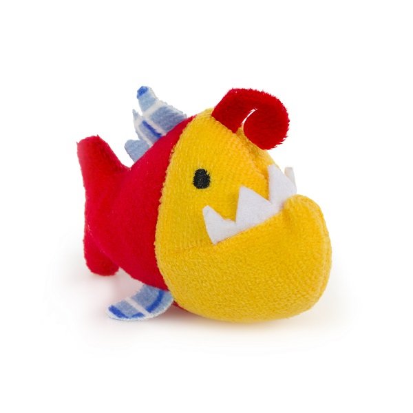 PETFACE PLANET PARKER PIRANHA PLUSH CAT TOY