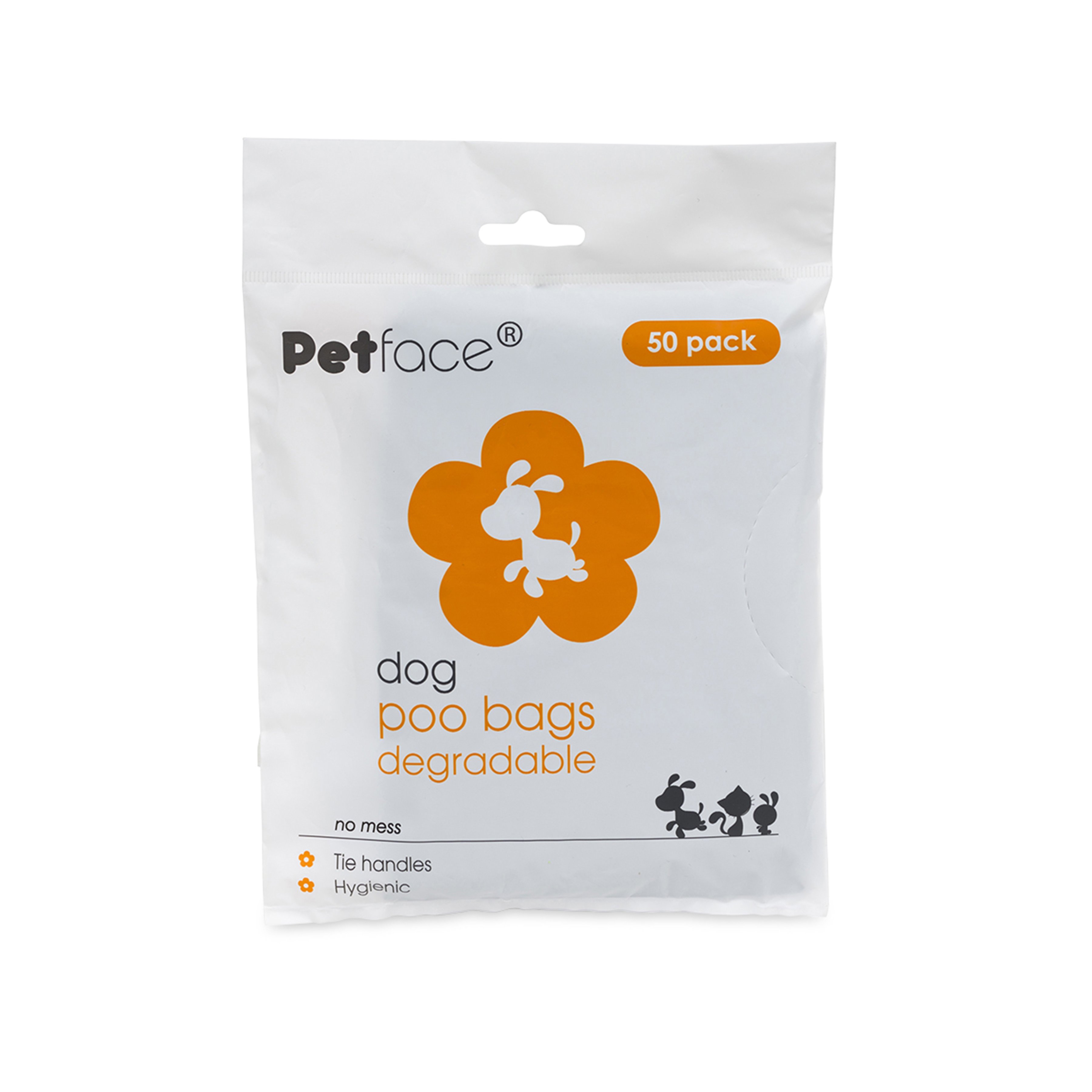 50 PACK DEGRADABLE POOP BAGS