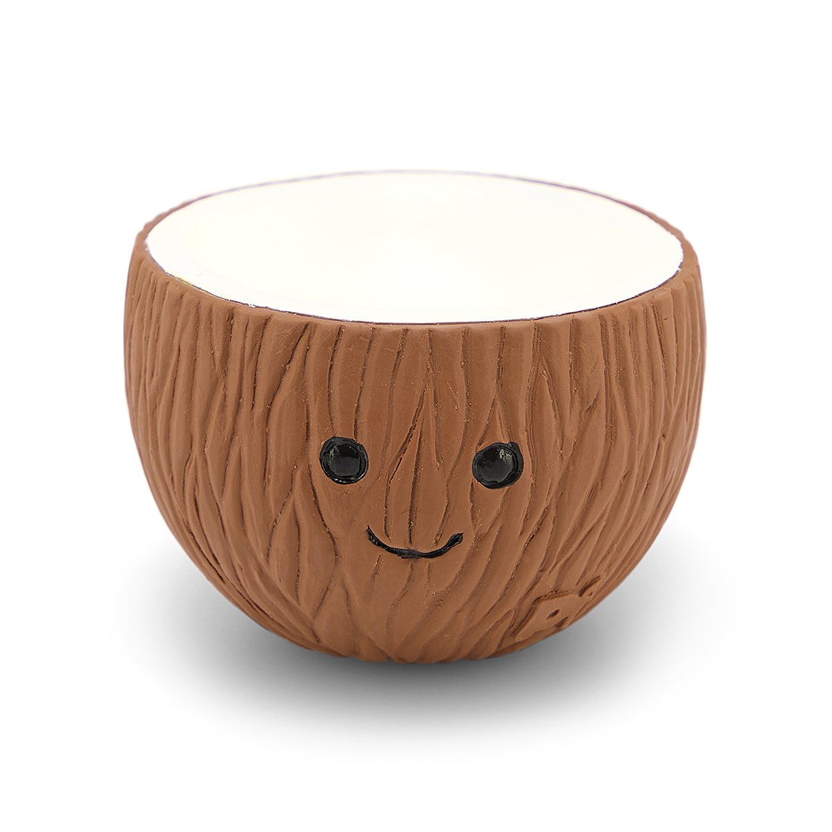 FOODIE FACES LATEX COCONUT DOG TOY SML