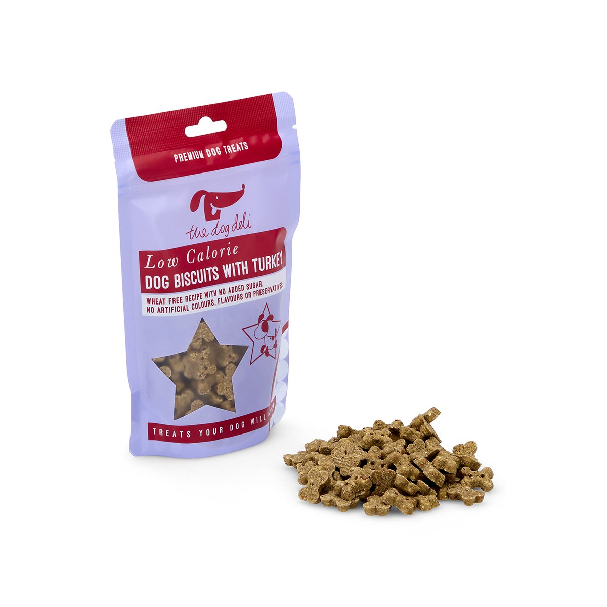 DOG DELI LOW CALORIE BISCUITS WITH TURKEY 120G