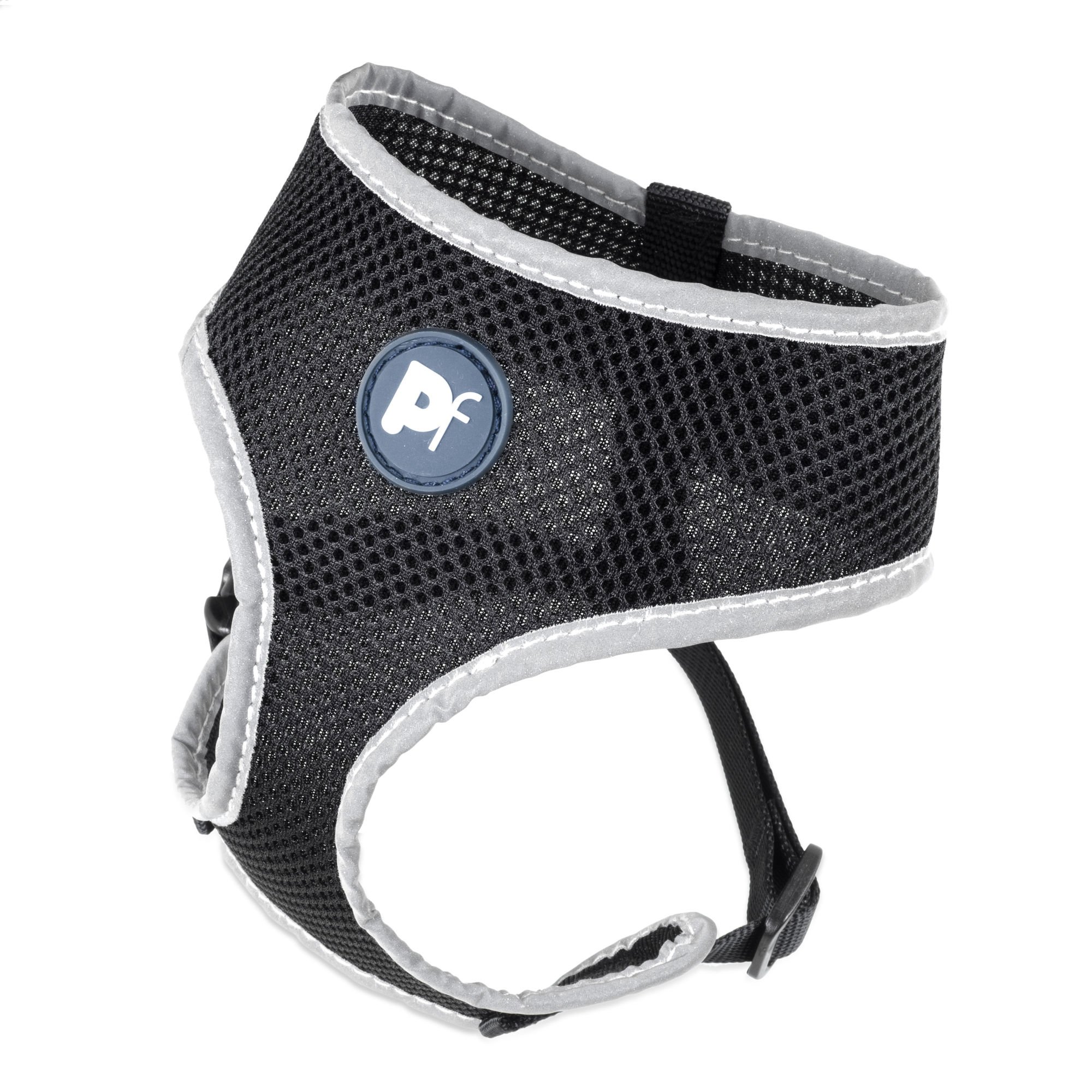 REFLECTIVE COMFORT DOG HARNESS BLACK LRG