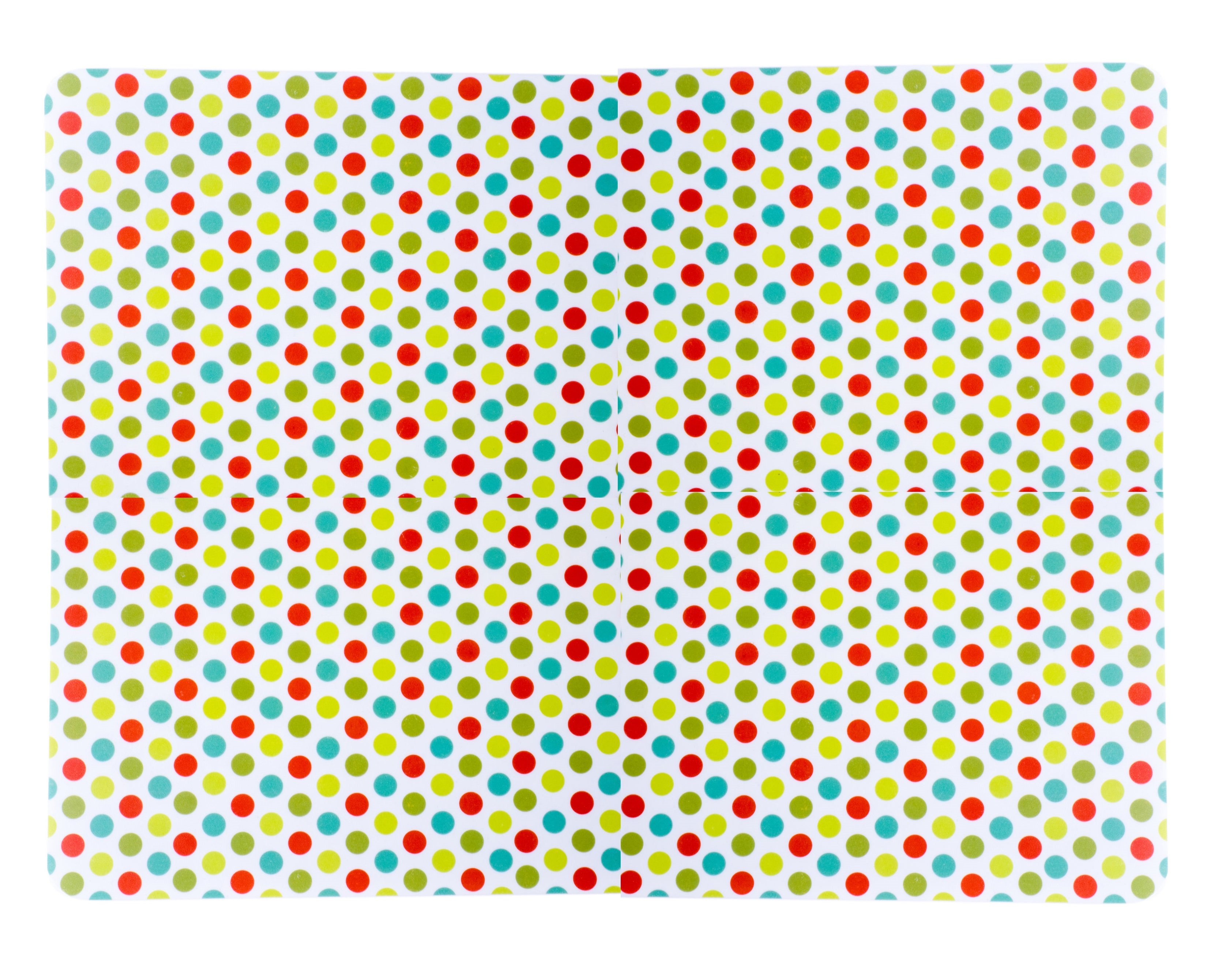 PLACEMAT MULTI DOT