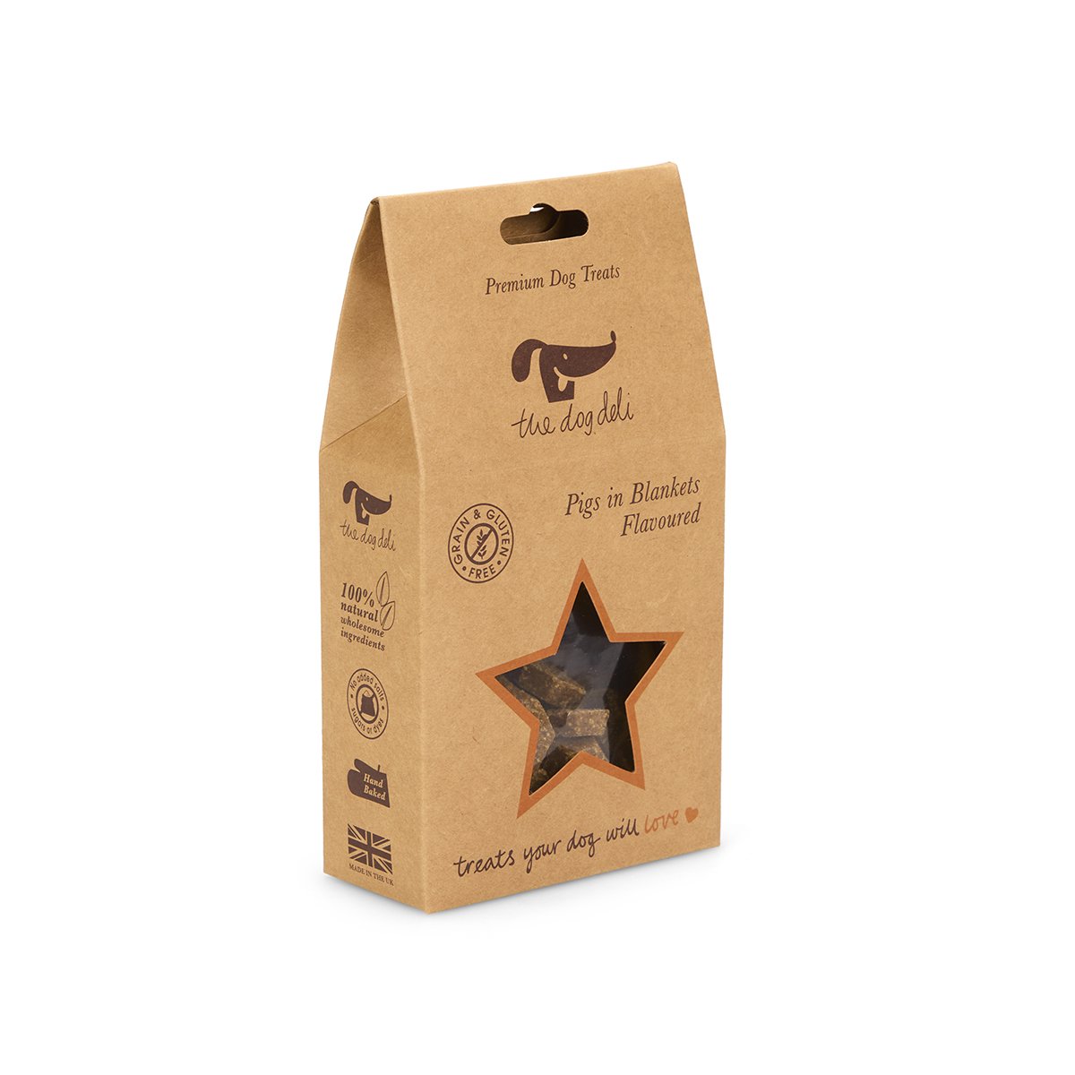 DOG DELI PIGS IN BLANKETS CHRISTMAS DOG TREATS 100G