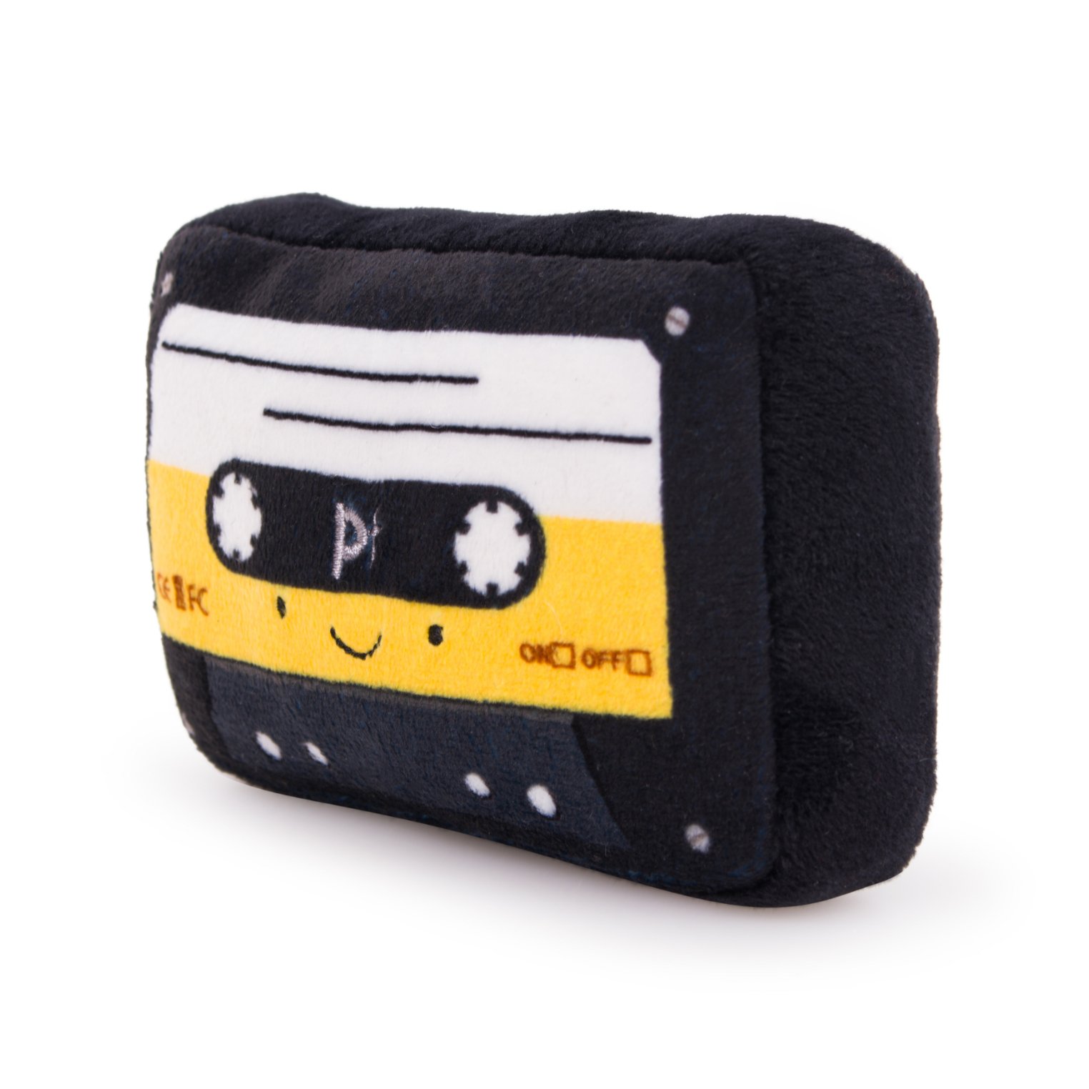 RETRO CASSETTE TAPE PLUSH DOG TOY