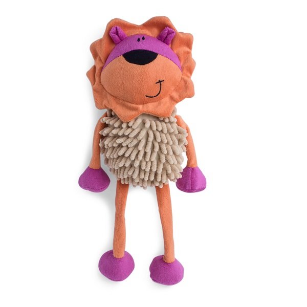 PETFACE BUDDIES LIONEL LION PLUSH DOG TOY