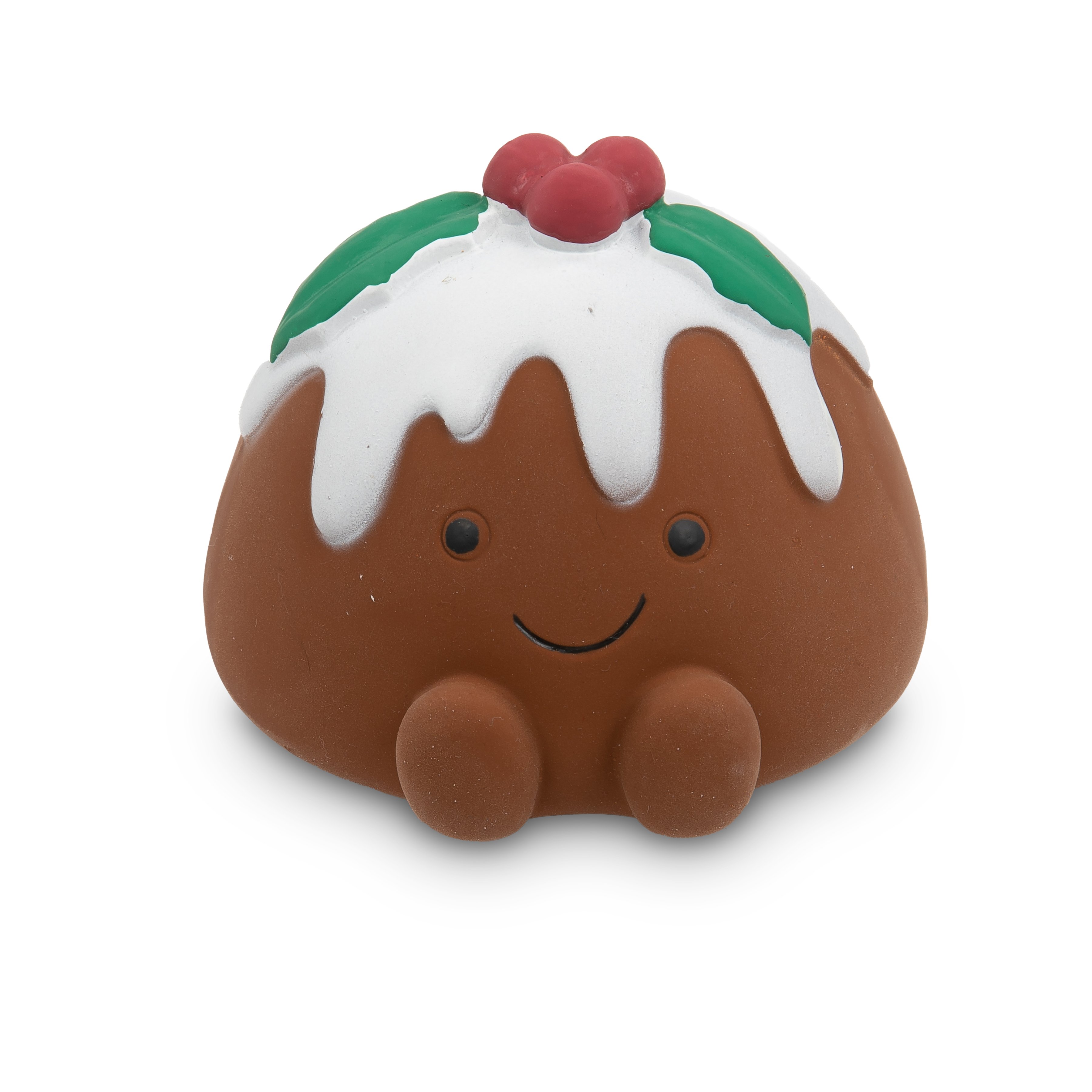 CHRISSIE CHRISTMAS PUDDING LATEX DOG TOY