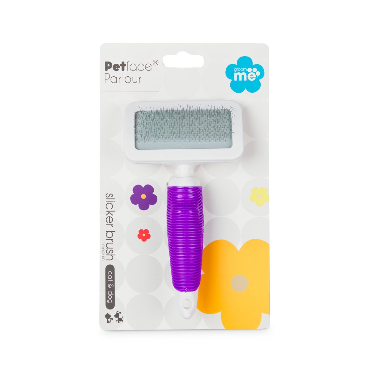 SLICKER BRUSH MED