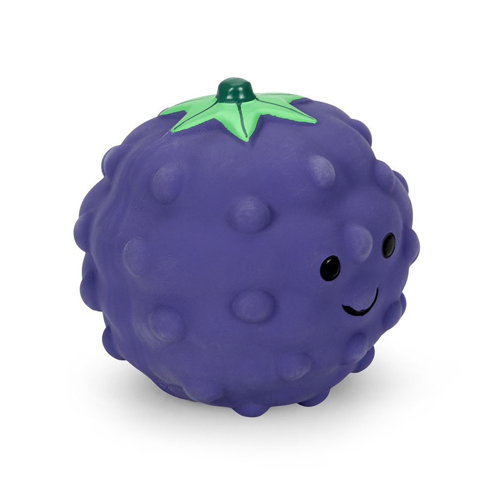 FOODIE FACES LATEX BLACKBERRY DOG TOY SML : Petface by LeisureGrow