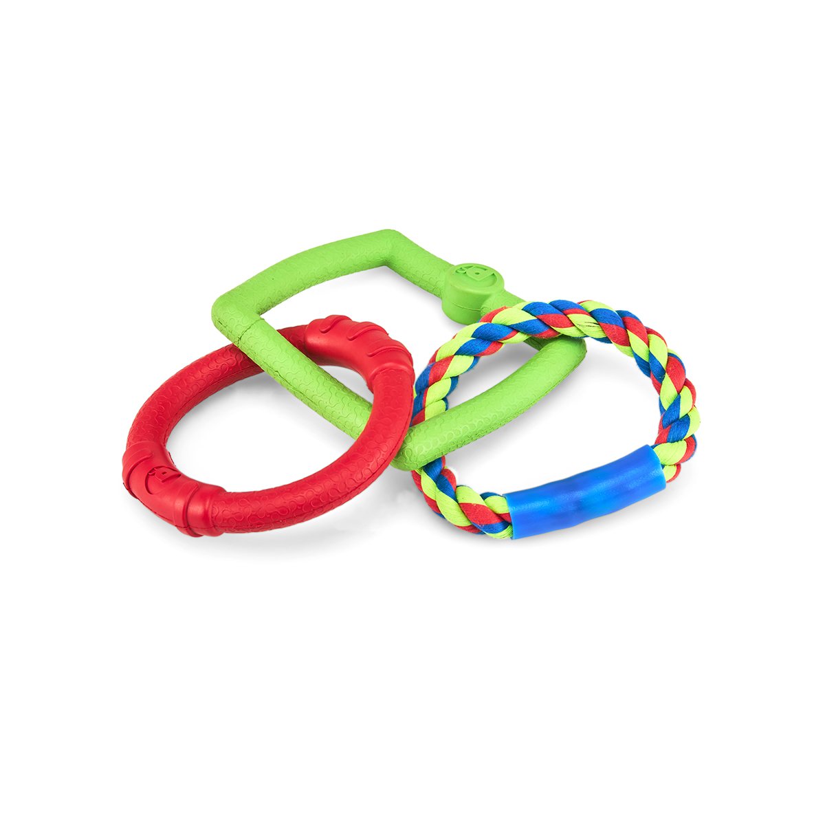 TOYZ TRIPLE TUG RING DOG TOY SML