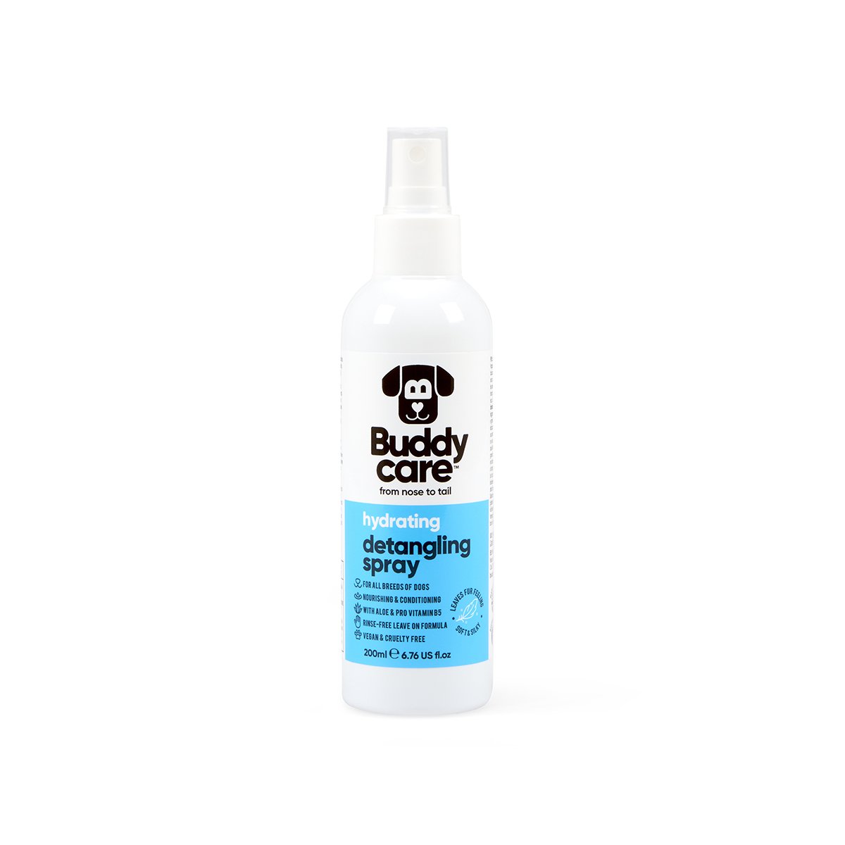 BUDDYCARE DOG HYDRATING DETANGLING SPRAY 200ML