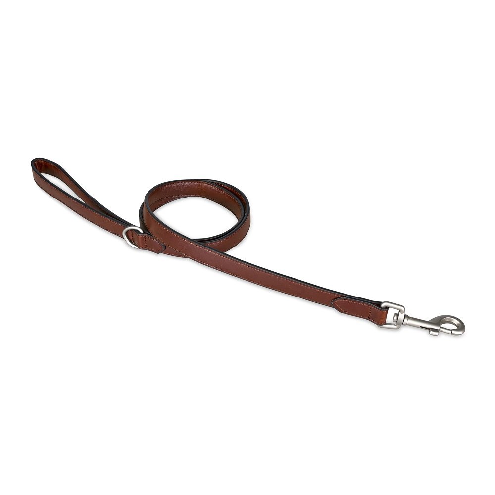 HERRINGBONE LEATHER DOG LEAD MED HERRINGBONE LEATHER DOG LEAD MED
