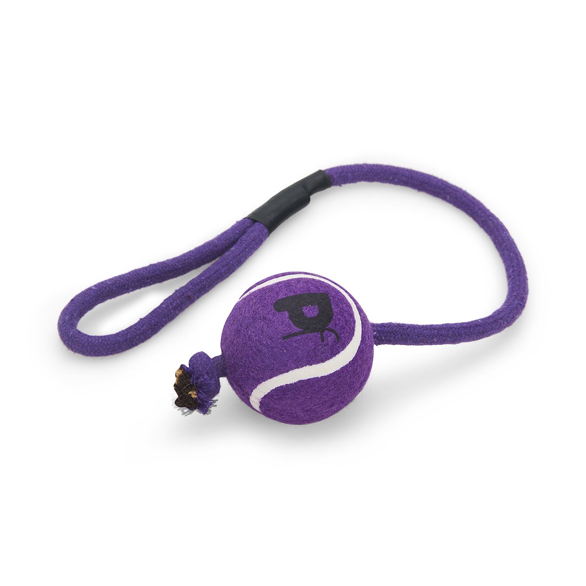 TENNIS BALL ON A ROPE DOG TOY