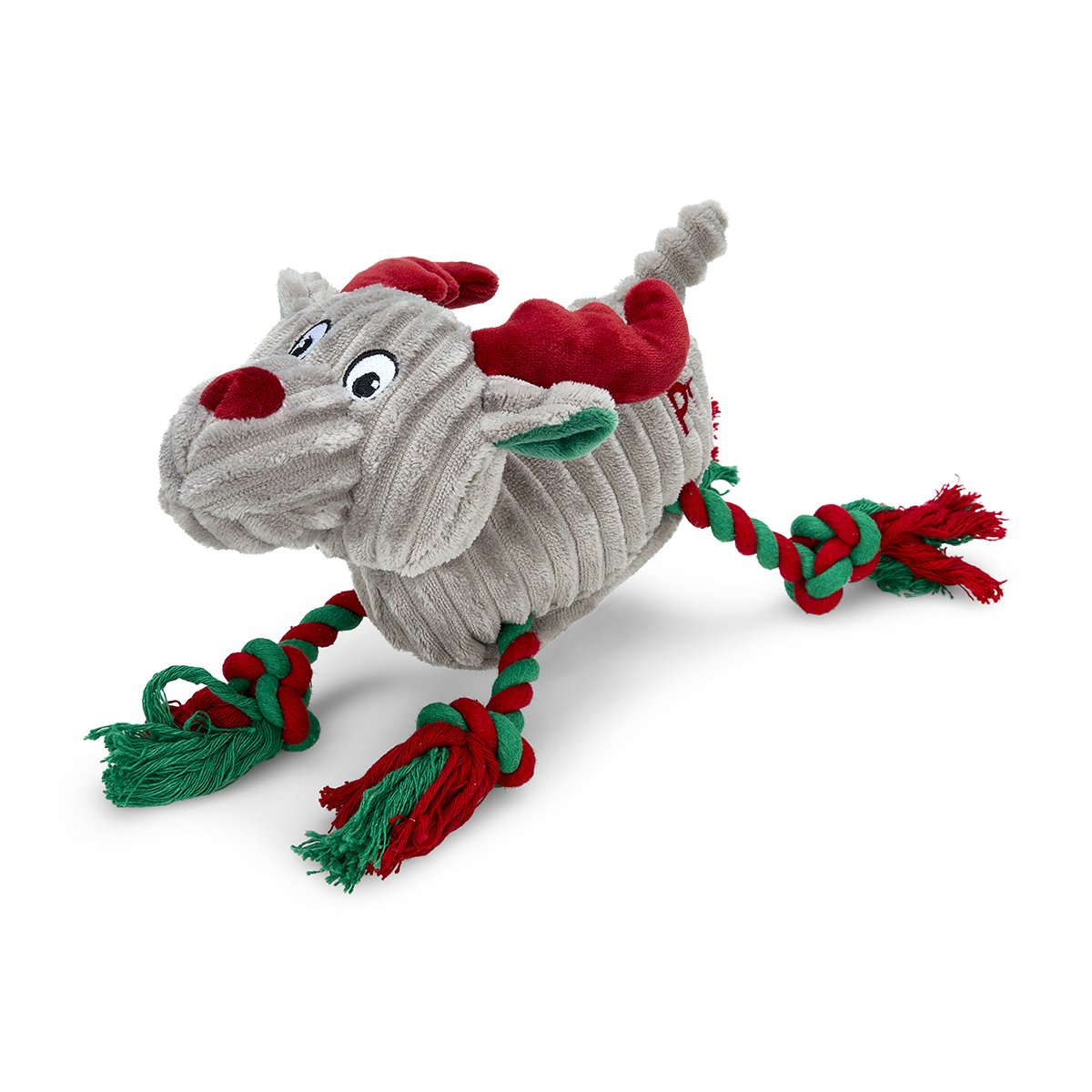 ROGER ROPE LEGS REINDEER PLUSH CHRISTMAS DOG TOY