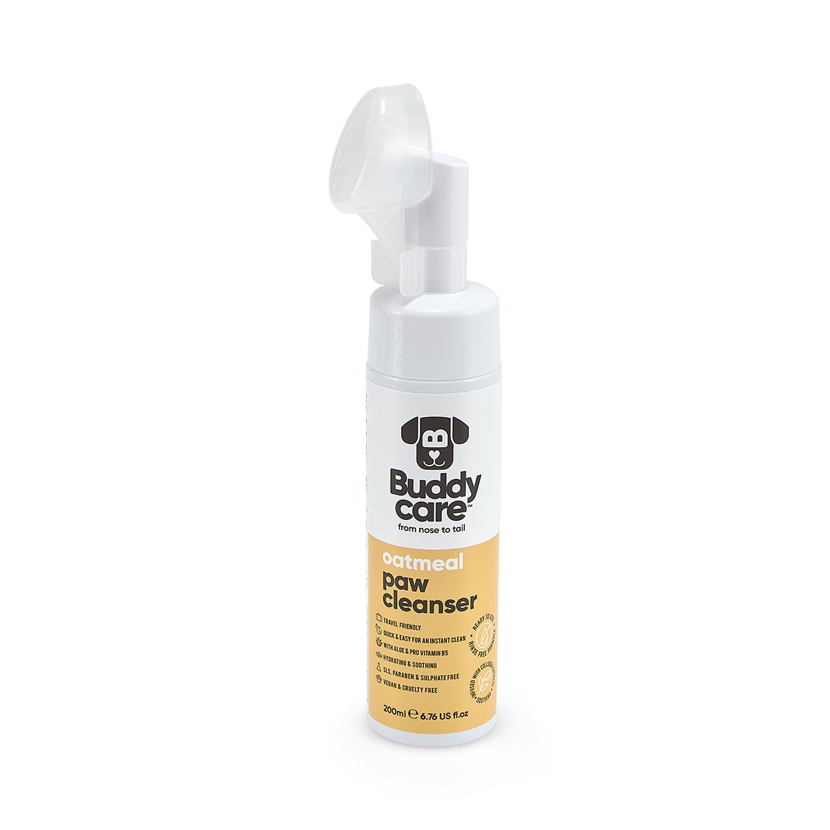 BUDDYCARE OATMEAL PAW CLEANSER 200ML