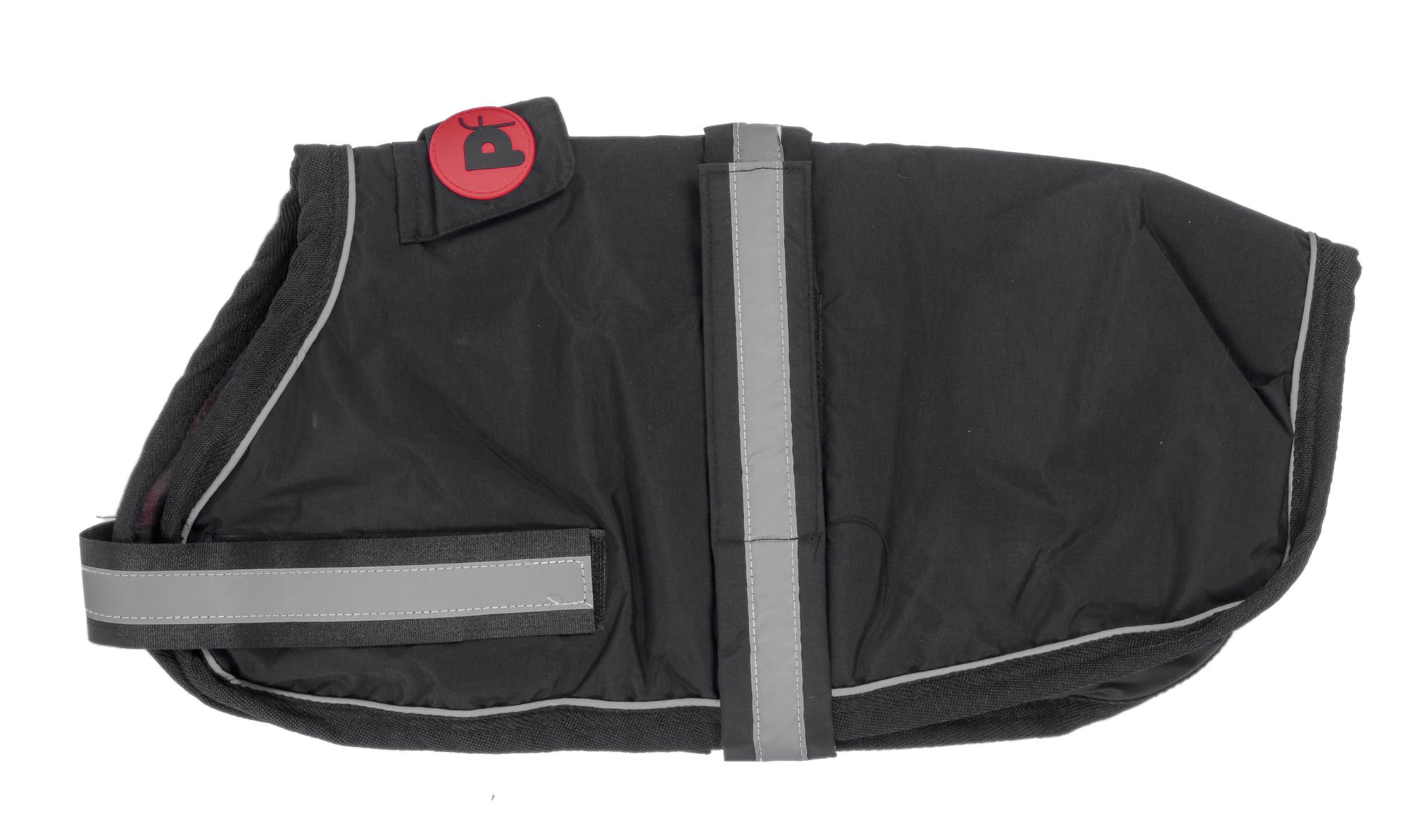 SUPER SOFT WATER RESISTANT DOG COAT BLACK 45CM