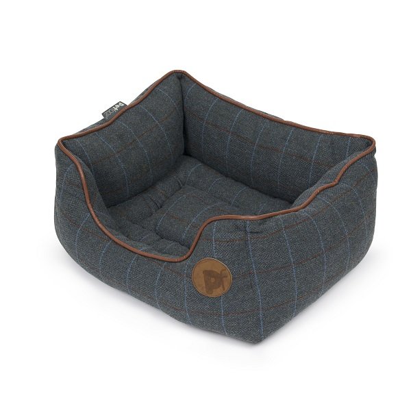TWILIGHT TWEED SQUARE PET BED SML