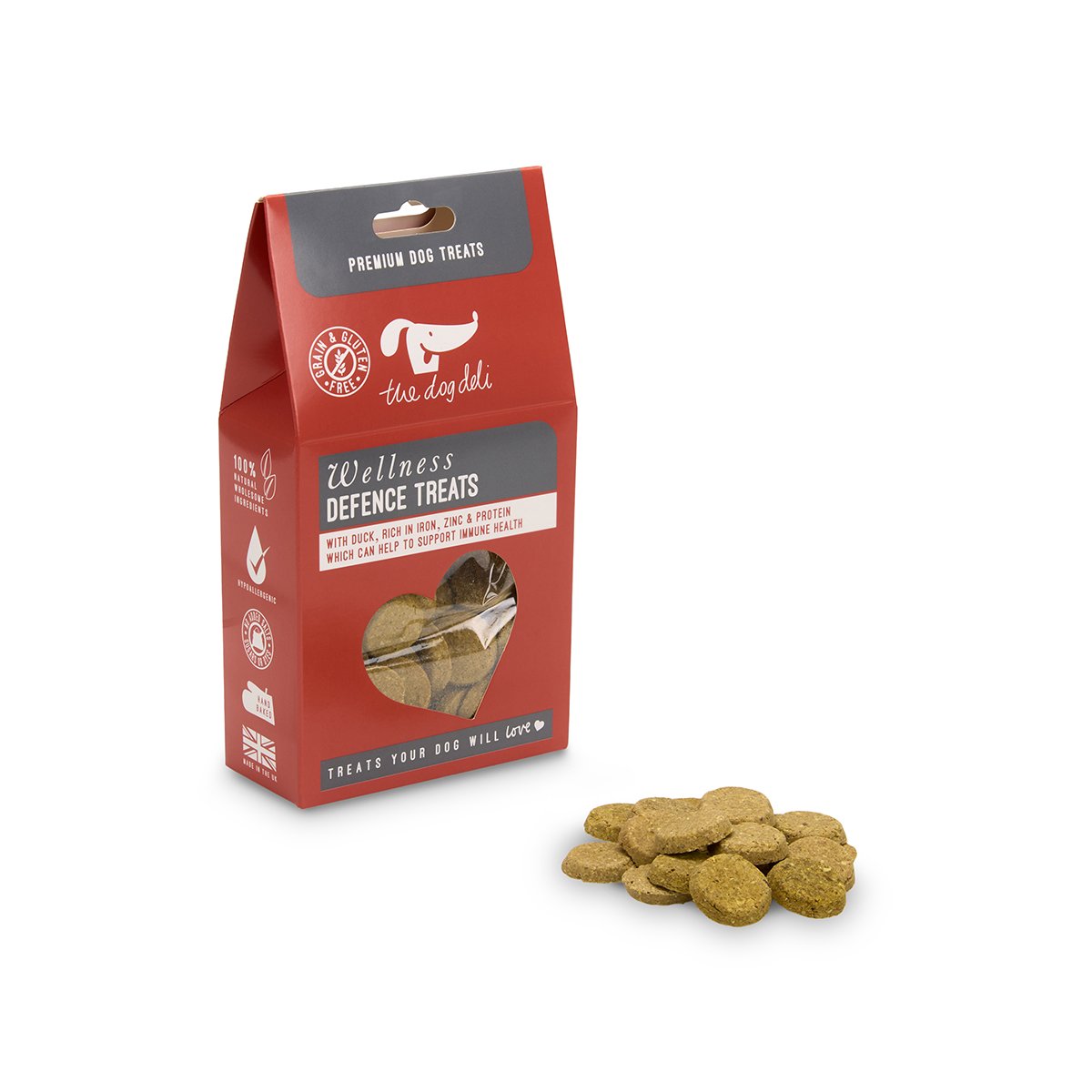 DOG DELI WELLNESS DEFENCE DOG TREATS 165G