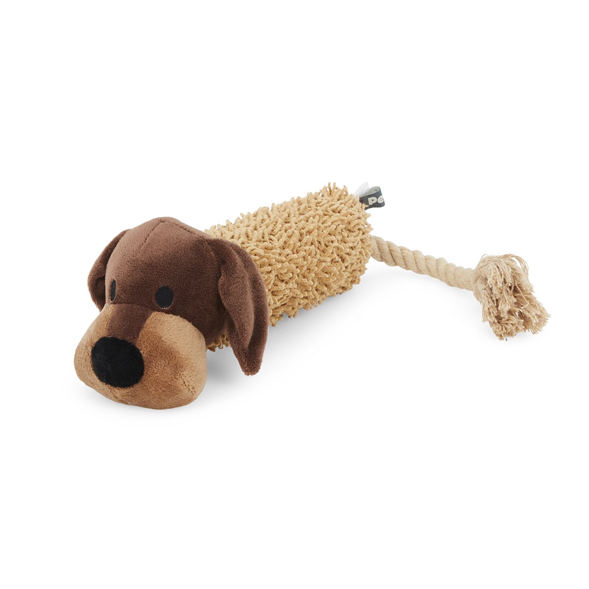 PETFACE BUDDIES SHAGGY DOG PLUSH DOG TOY