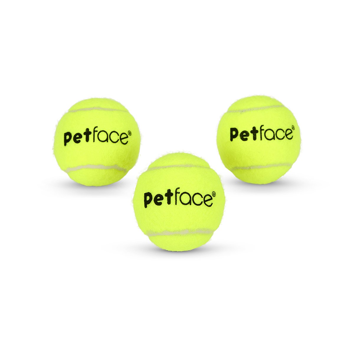 3 PACK TENNIS BALLS DOG TOY