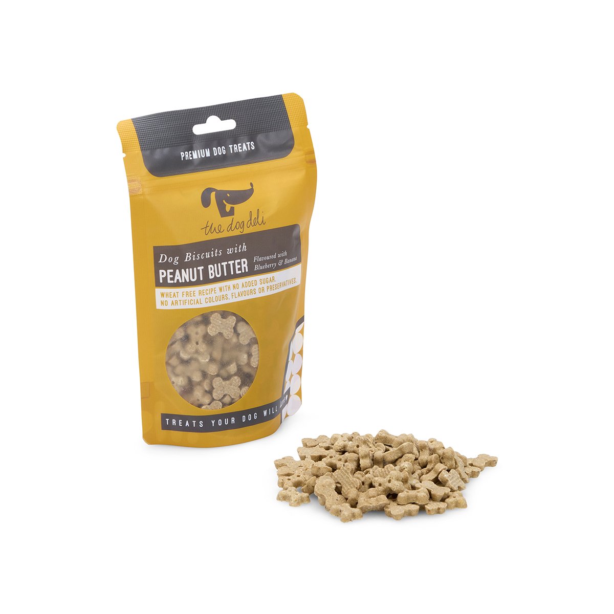 DOG DELI BISCUITS WITH PEANUT BUTTER 100G