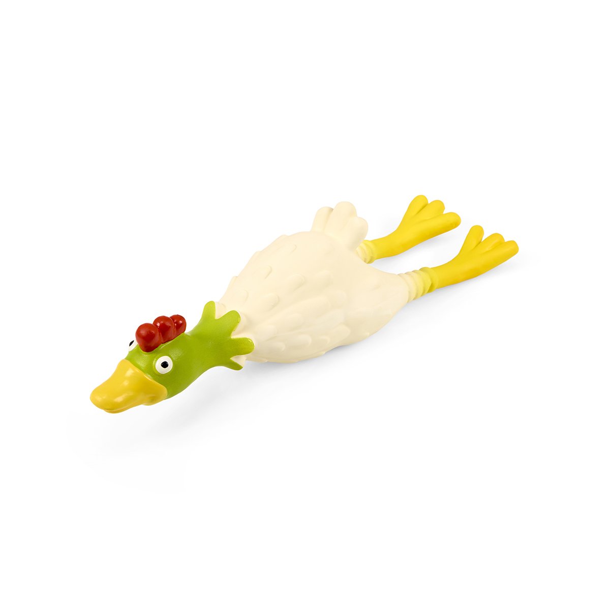 PETFACE BUDDIES LATEX CHICKEN DOG TOY LRG