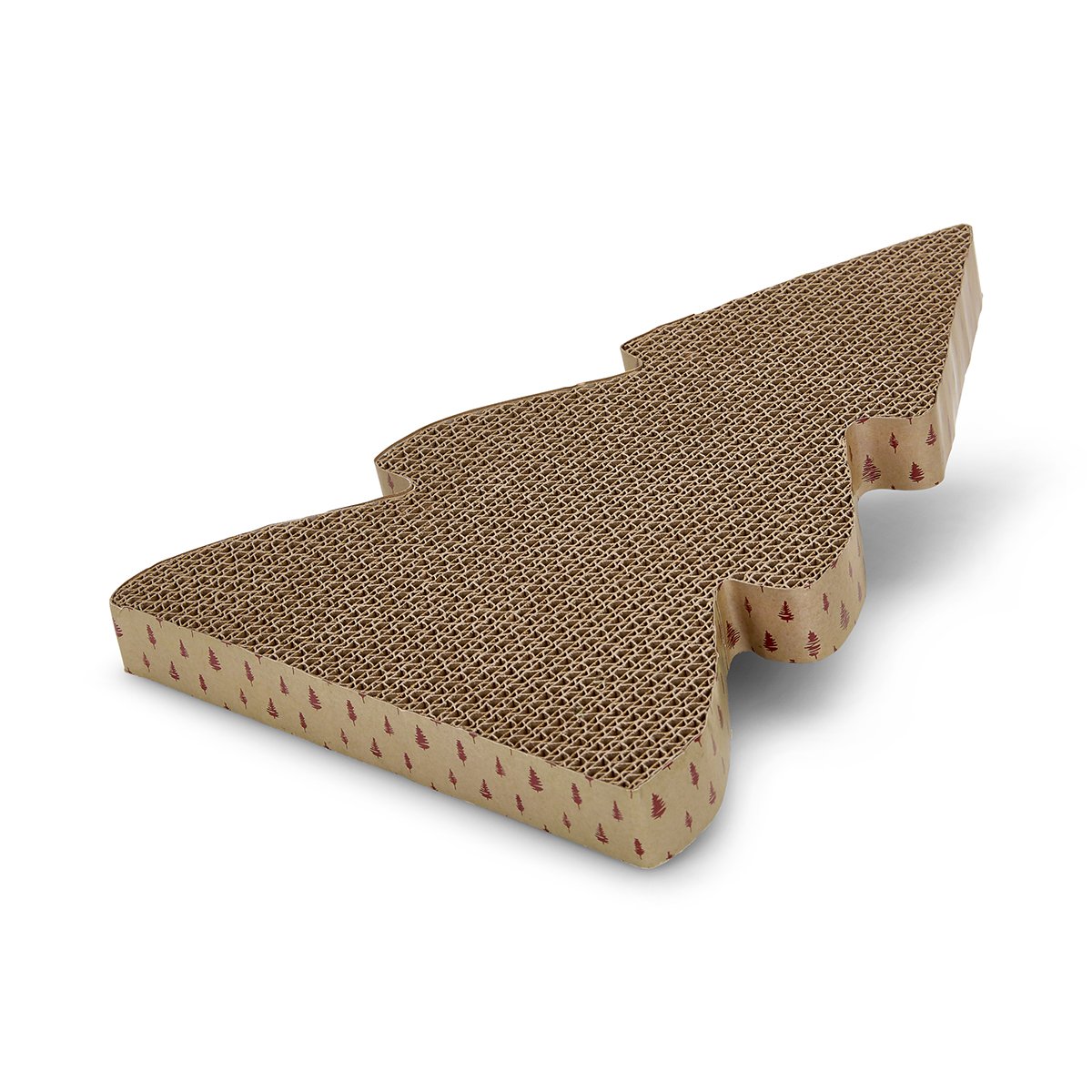CHRISTMAS TREE CARDBOARD CAT SCRATCHER