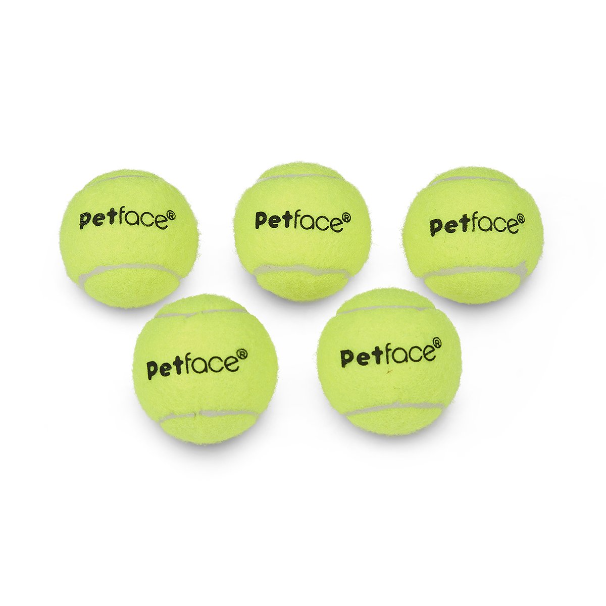 5 PACK MINI SUPER TENNIS BALLS DOG TOY 4.8cm