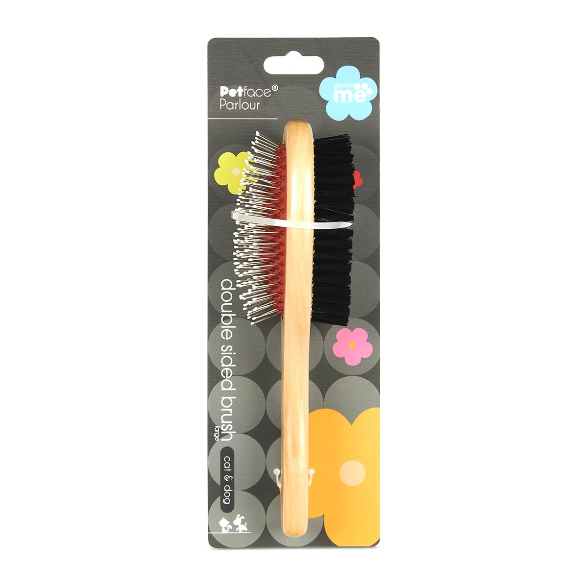 WOODEN DOUBLE SIDED BRUSH