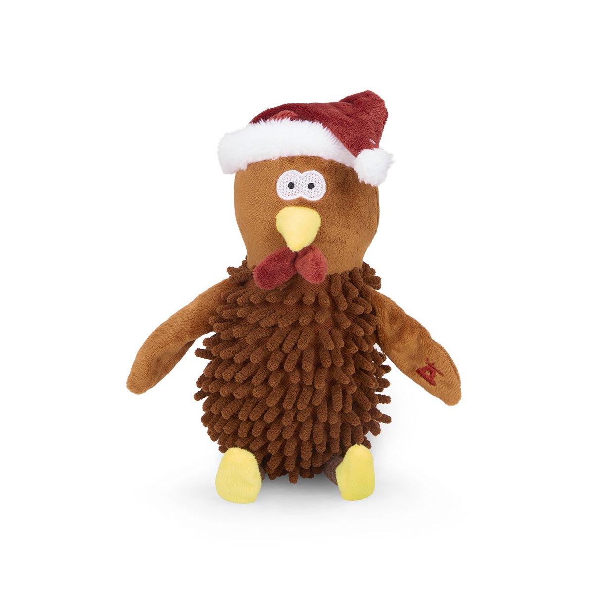 NOODLE TURKEY PLUSH CHRISTMAS DOG TOY