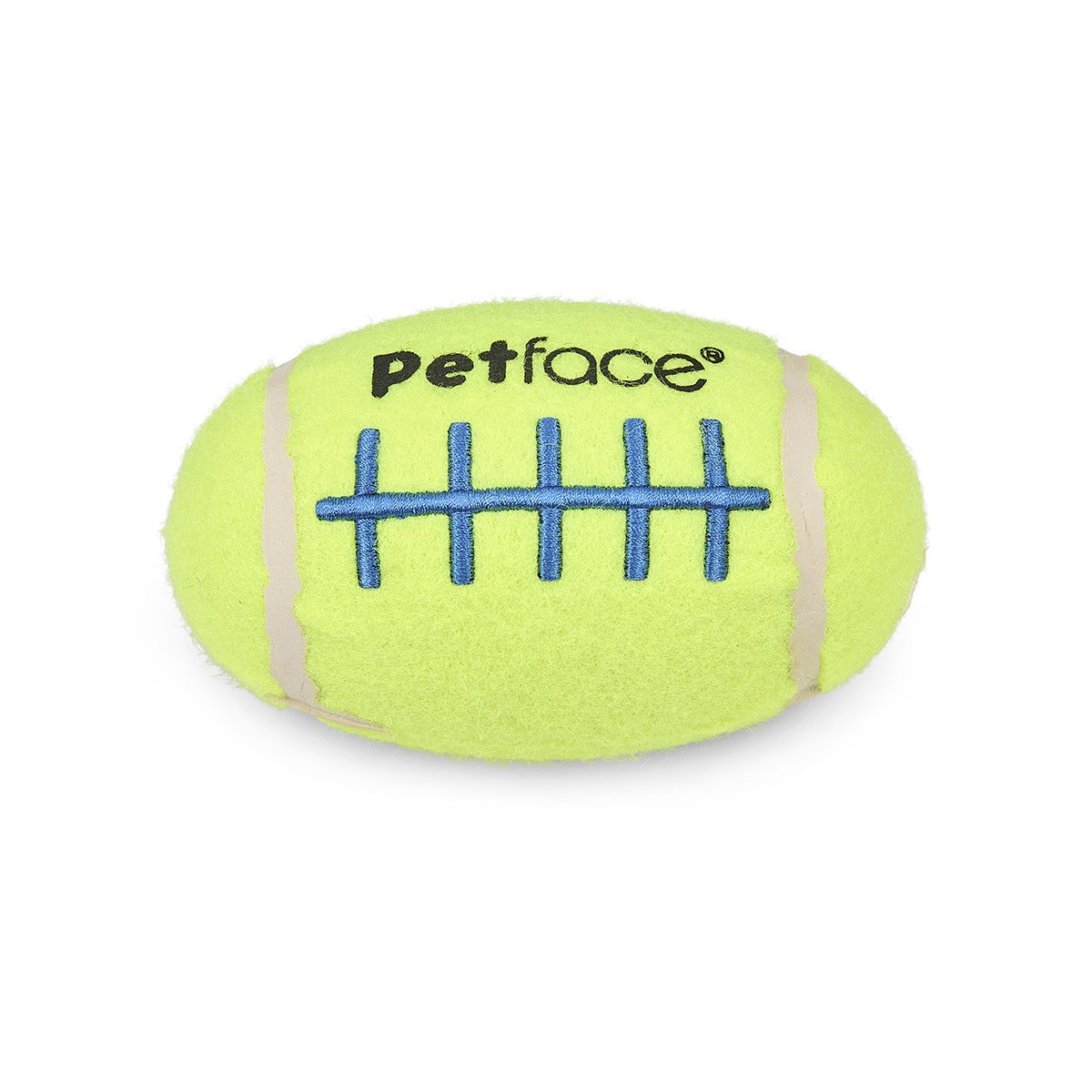 SQUEAKY RUGBY TENNIS BALL DOG TOY