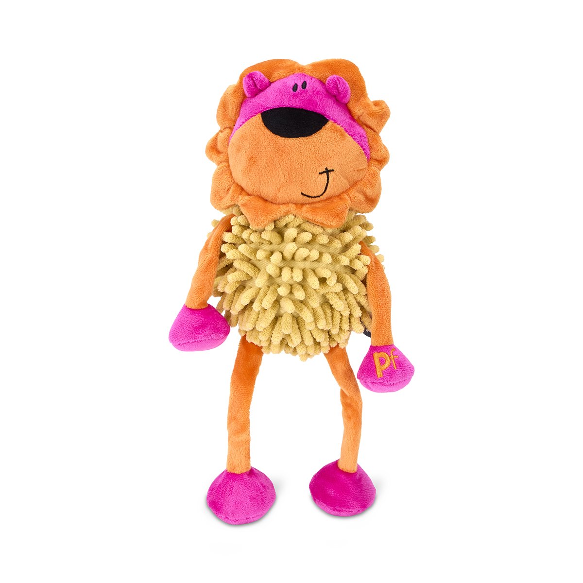 PETFACE BUDDIES LIONEL LION PLUSH DOG TOY