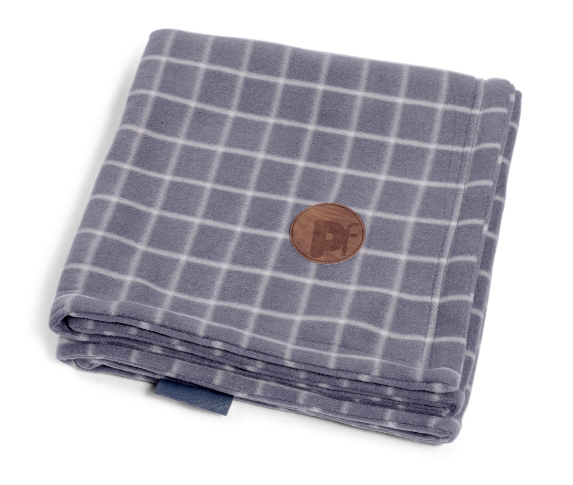GREY WINDOW PANE CHECK PET COMFORTER BLANKET