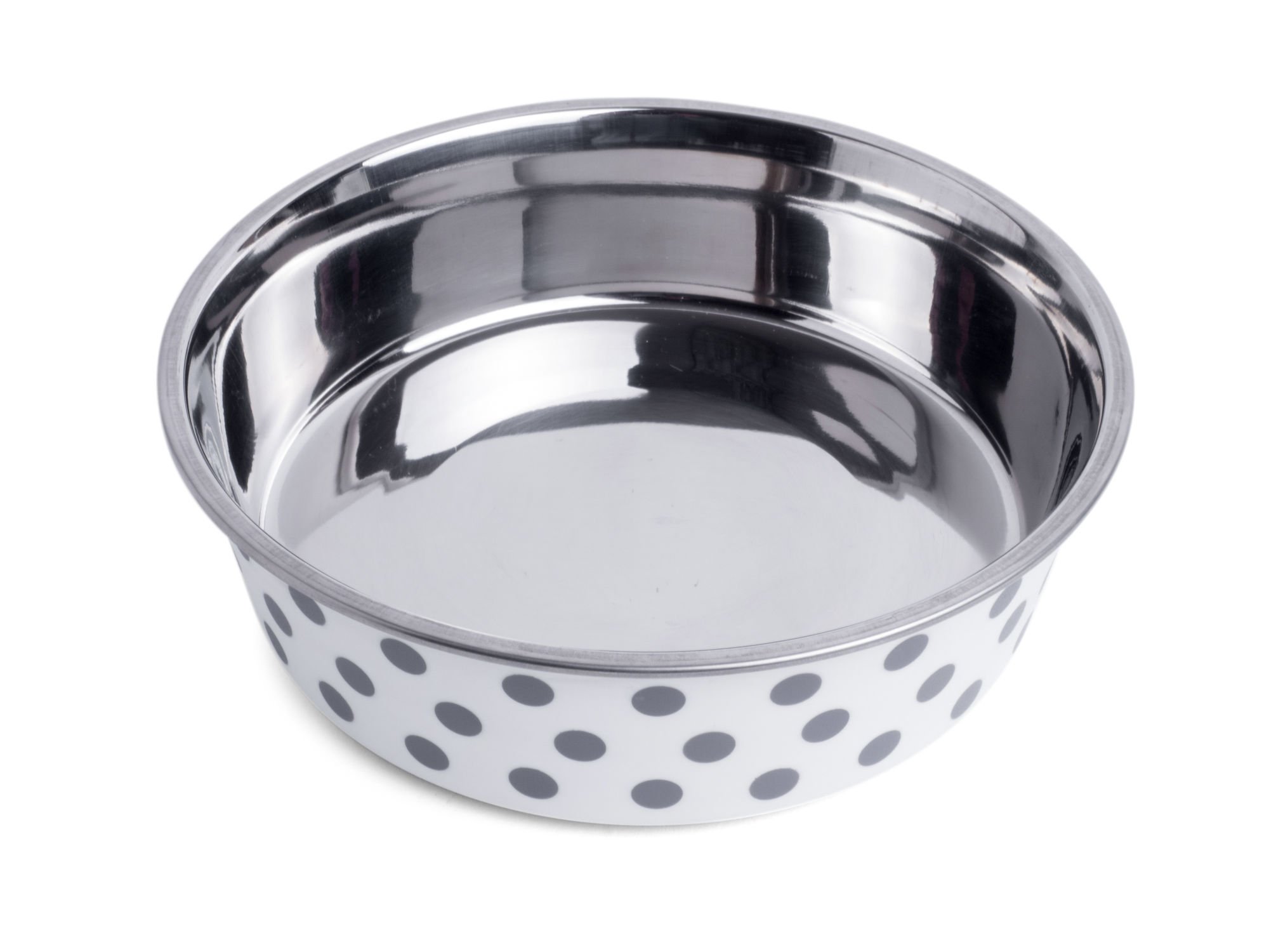 DELI BOWL GREY SPOTS 17CM