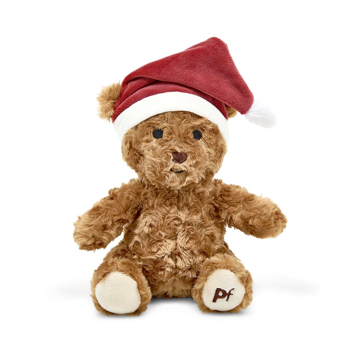 CASSIE CURLY CHRISTMAS TEDDY PLUSH DOG TOY