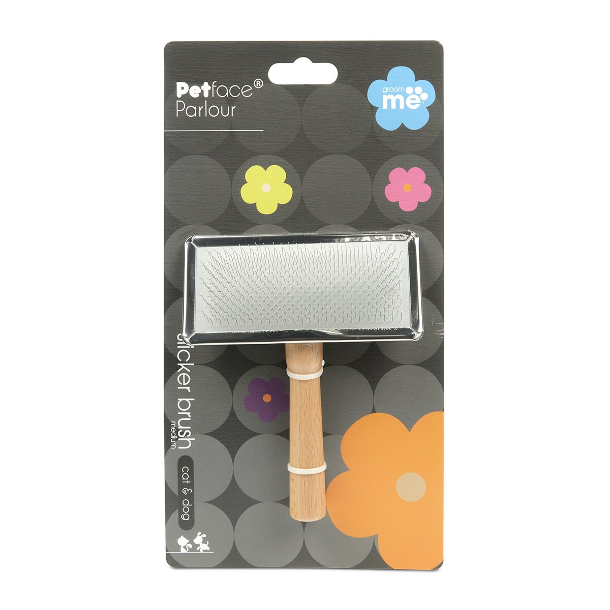 WOODEN SLICKER BRUSH MED