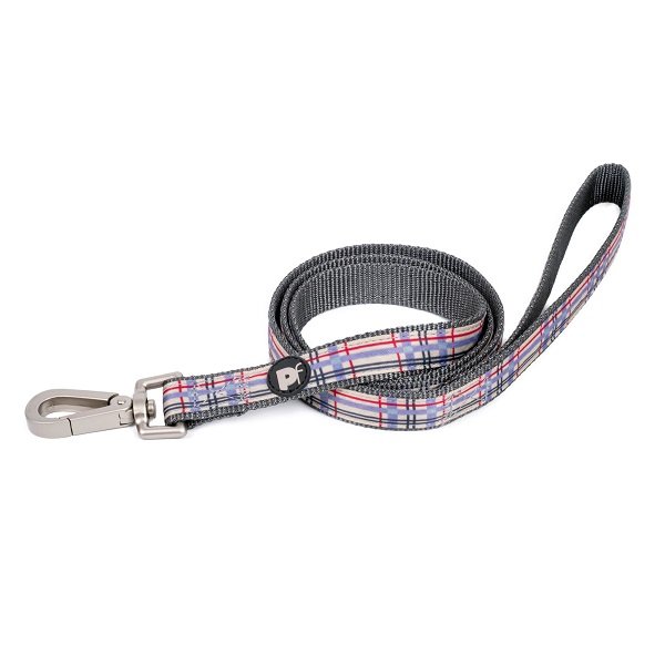 CREAM CHECK DOG LEAD SML