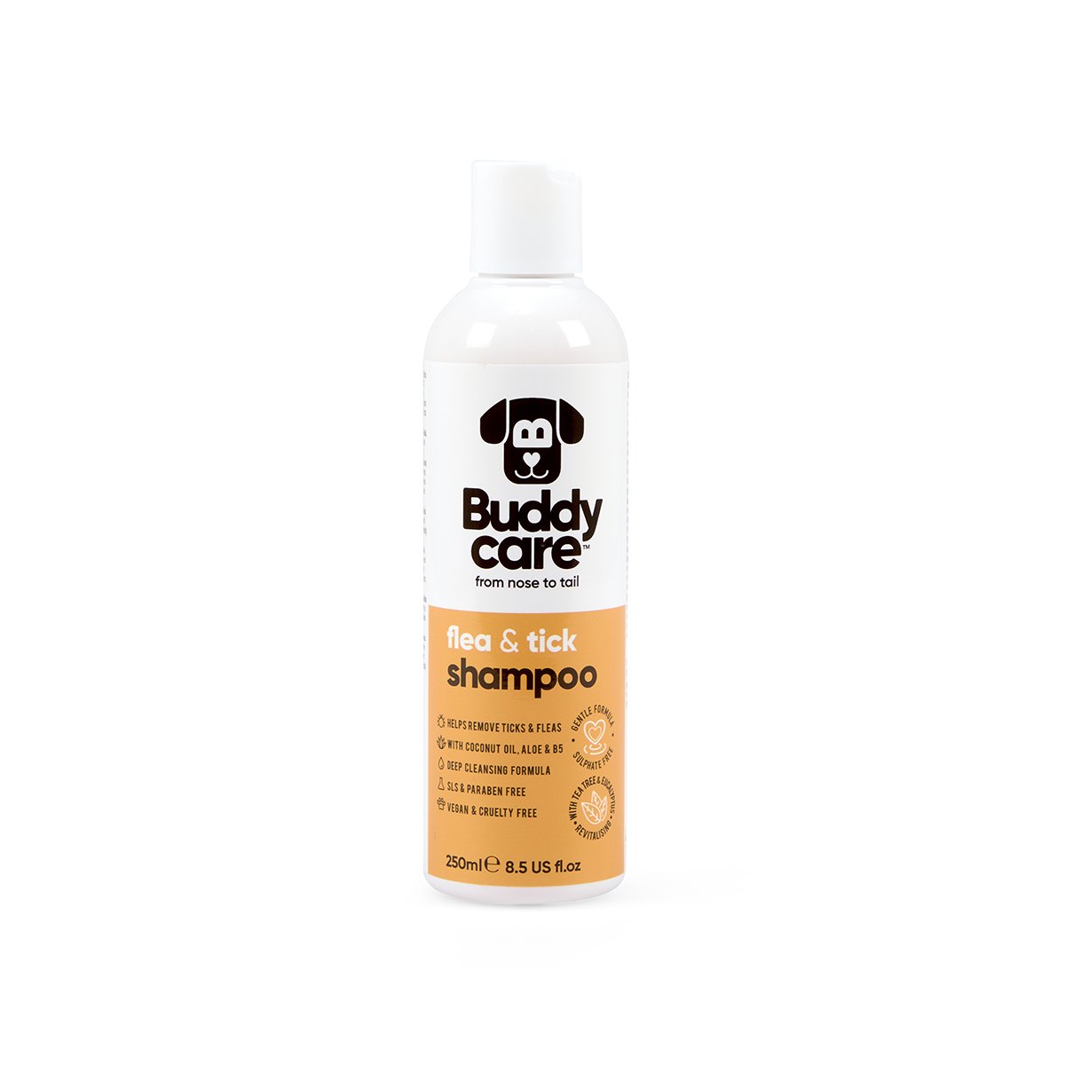 BUDDYCARE DOG SHAMPOO - FLEA & TICK 250ML