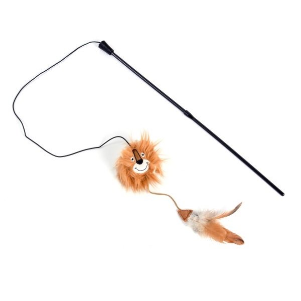 CATNIP LION TEASER CAT TOY