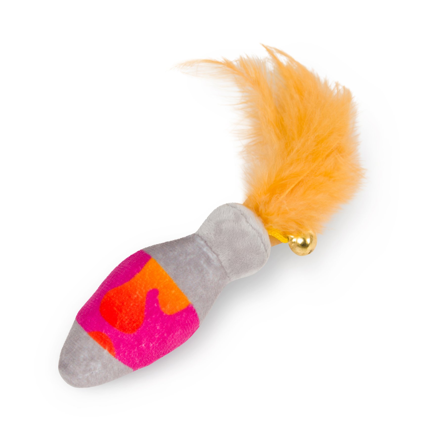 RETRO PLUSH LAVA LAMP CAT TOY