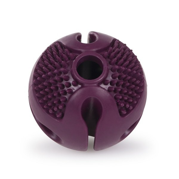 PETFACE PLANET NATURAL RUBBER TREAT BALL DOG TOY